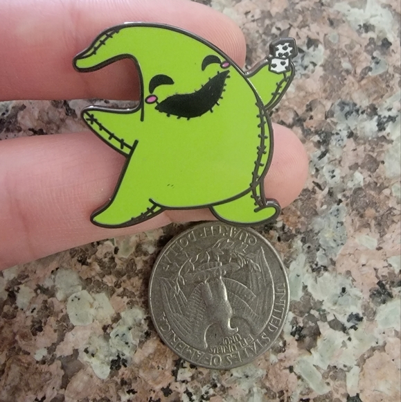 *2 for $13* The Nightmare Before Christmas NBC Oogie Boogie Hard Enamel Pin - Picture 3 of 3